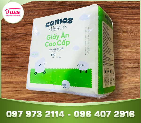 Khăn ăn vuông napkin COMOS 1 lớp 330 x330mm